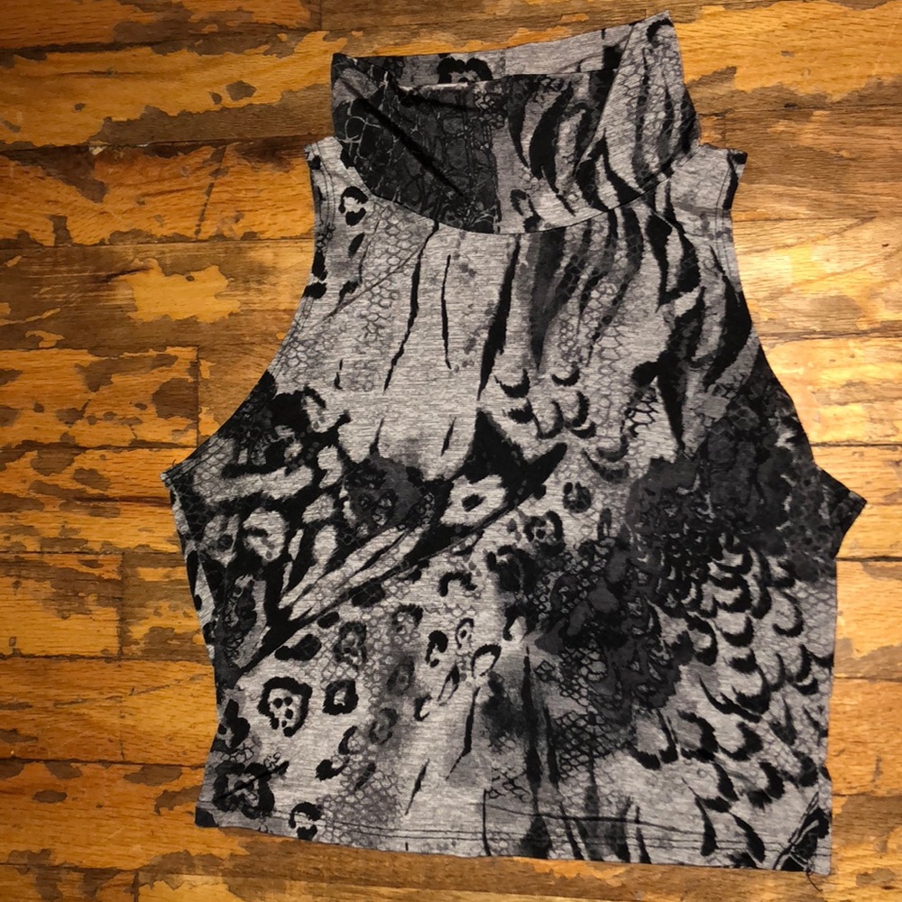 Animal Print Crop
